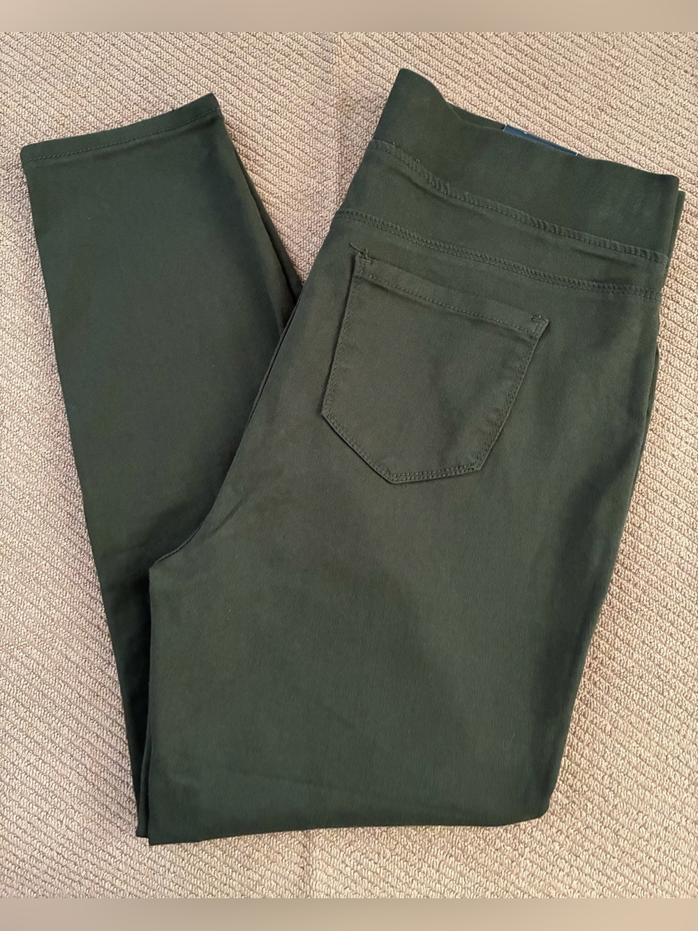 Avenue Butter Denim Olive Green Skinny Jeans, Plus Size 20 Average, NWT